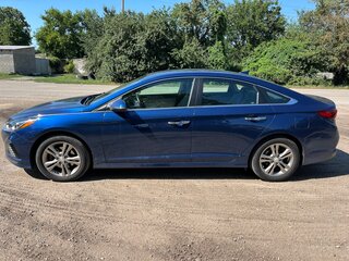 2019 Hyundai Sonata VII (LF) Рестайлинг, синий, 1700000 рублей, вид 4