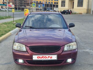 2007 Hyundai Accent ТагАЗ II, красный, 399000 рублей, вид 1