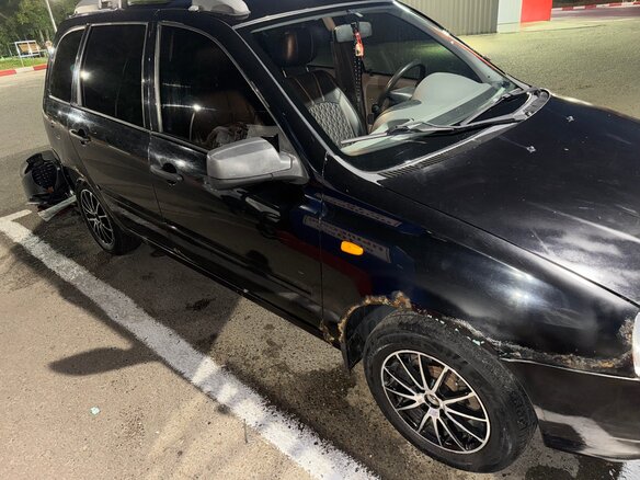 2012 Lada (ВАЗ) Kalina I, чёрный, 350000 рублей - вид 6
