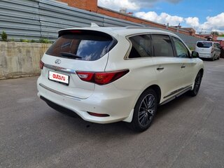 2017 Infiniti QX60 I Рестайлинг, белый, 3800000 рублей, вид 5