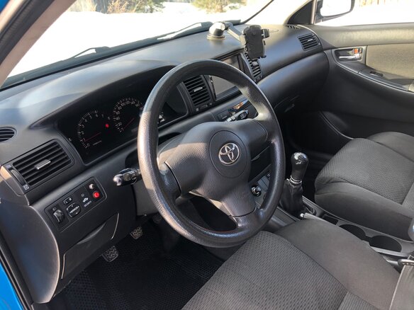 2005 Toyota Corolla IX (E120, E130) Рестайлинг, синий - вид 12