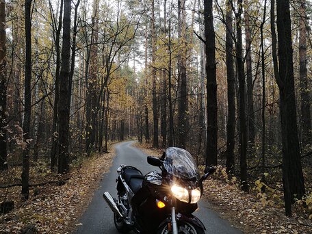2007 Yamaha FJR1300, пурпурный, 750000 рублей, вид 4