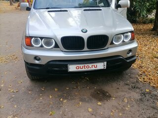2001 BMW X5 4.4i I (E53), серебристый, 950000 рублей, вид 1