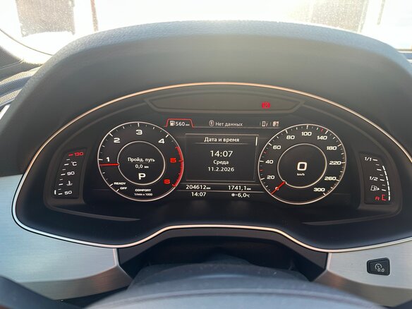 2015 Audi Q7 II (4M), чёрный, 3600000 рублей - вид 1