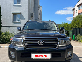 2015 Toyota Land Cruiser 200 Series Рестайлинг 1, чёрный, 4474700 рублей, вид 1