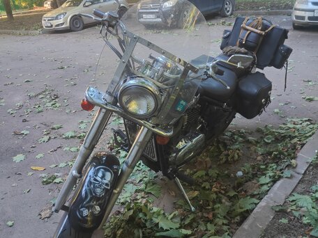 2003 Kawasaki VN800 Vulcan, чёрный, 380000 рублей, вид 3