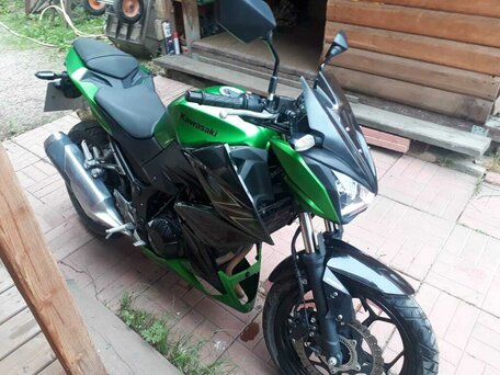 2016 Kawasaki Z 300, зелёный, 450000 рублей, вид 2