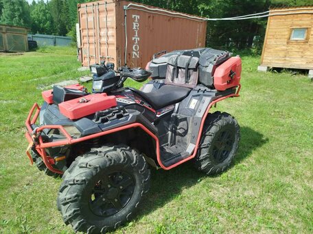 2017 Polaris Sportsman 1000, чёрный, 950000 рублей, вид 3