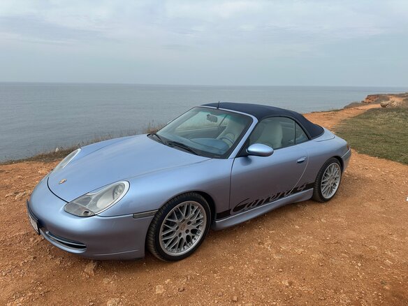 1999 Porsche 911 Carrera 4 V (996), голубой, 3900000 рублей