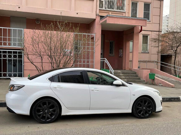 2011 Mazda 6 II (GH) Рестайлинг, белый - вид 5