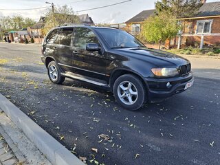 2002 BMW X5 3.0i I (E53), чёрный, 980000 рублей, вид 3