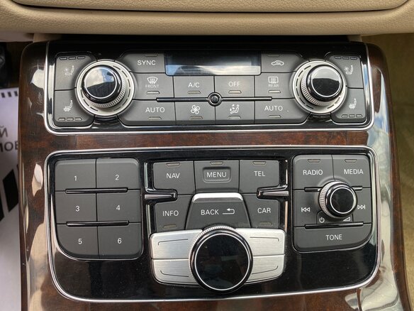 2014 Audi A8 Long III (D4) Рестайлинг, чёрный - вид 17