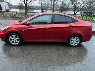 2012 Hyundai Solaris I, красный, 530000 рублей, вид 3