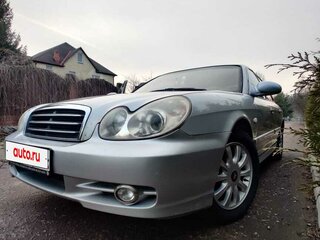 2005 Hyundai Sonata ТагАЗ IV (EF) Рестайлинг, серебристый, 500000 рублей, вид 2