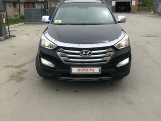 2013 Hyundai Santa Fe III, чёрный, 1865000 рублей, вид 3