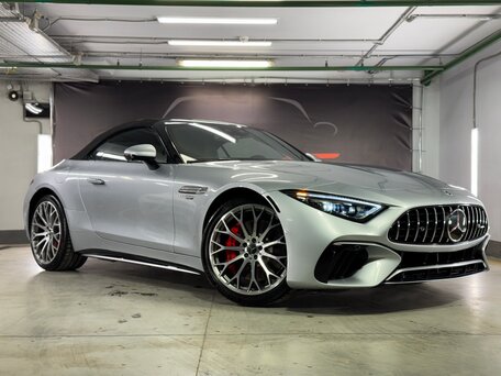 2022 Mercedes-Benz SL-Класс AMG SL 55 55 AMG IV (R232), серебристый, 15550000 рублей, вид 2