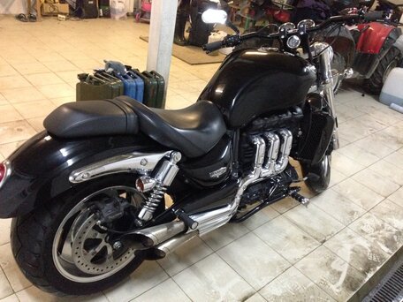 2006 Triumph Rocket III, чёрный, 830000 рублей, вид 4