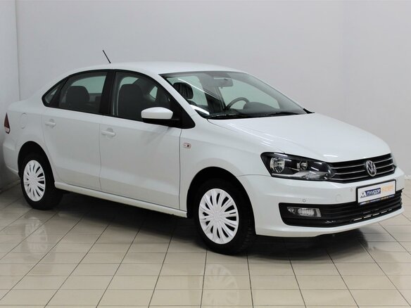 2016 Volkswagen Polo V Рестайлинг, белый - вид 2