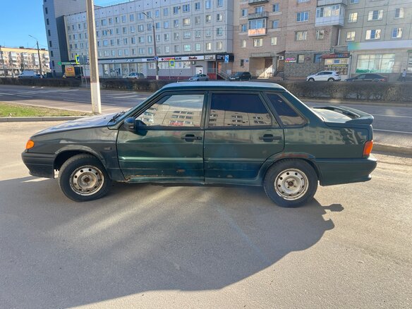 2003 Lada (ВАЗ) 2115, зелёный, 150000 рублей - вид 3