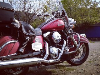 2003 Kawasaki VN1500 Vulcan, красный, 787000 рублей, вид 4