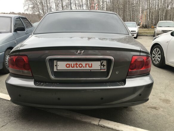 2007 Hyundai Sonata ТагАЗ IV (EF) Рестайлинг, серый