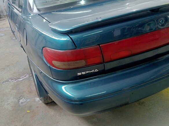 1997 Kia Sephia I Рестайлинг, зелёный, 265000 рублей - вид 18