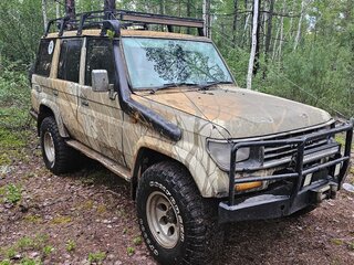 1996 Toyota Land Cruiser Prado 70 Series, коричневый, 1000000 рублей, вид 1