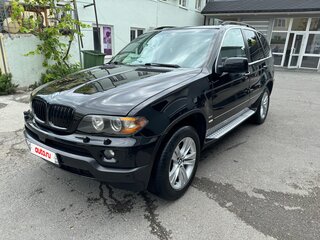 2004 BMW X5 4.4i I (E53) Рестайлинг, чёрный, 850000 рублей, вид 1