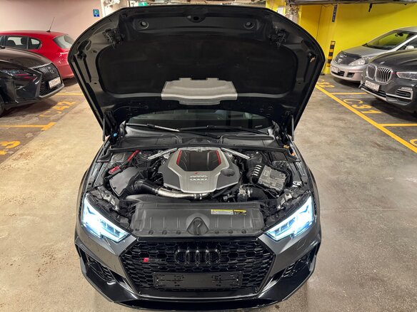 2019 Audi RS 4 IV (B9), серебристый, 5500000 рублей - вид 14