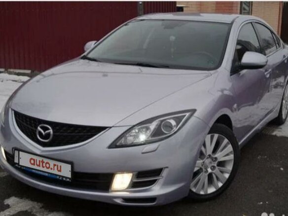 2008 Mazda 6 II (GH), серебристый
