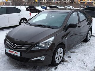 2015 Hyundai Solaris I Рестайлинг, коричневый, 950000 рублей, вид 1