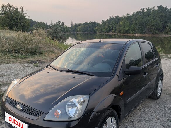 2008 Ford Fiesta Mk5, чёрный, 380000 рублей