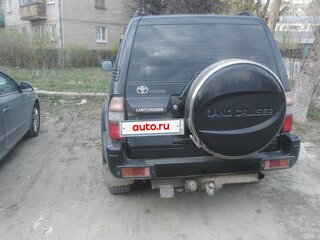 1998 Toyota Land Cruiser Prado 90 Series, чёрный, 1000000 рублей, вид 4