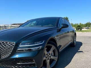 2021 Genesis G80 II, синий, 4250000 рублей, вид 1