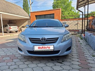 2008 Toyota Corolla AMT X (E140, E150), голубой, 810000 рублей, вид 2