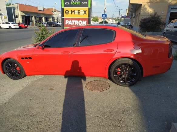 2005 Maserati Quattroporte AMT V, красный, 1200000 рублей - вид 3