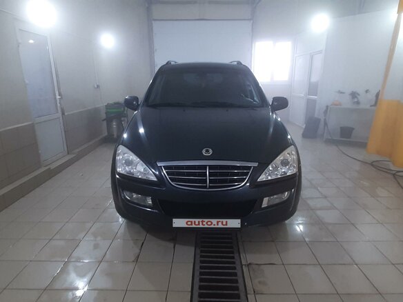 2007 SsangYong Kyron I Рестайлинг, синий - вид 2