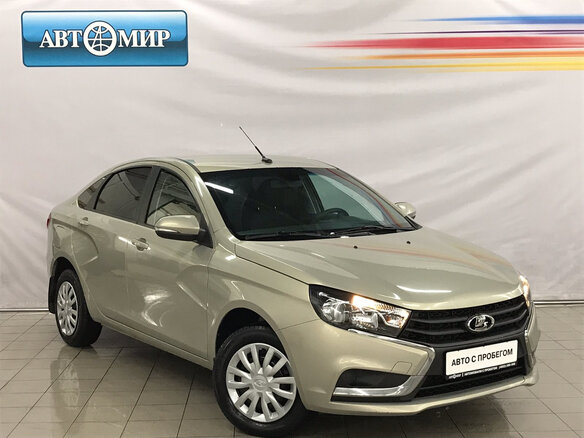 2018 Lada (ВАЗ) Vesta I, бежевый - вид 2