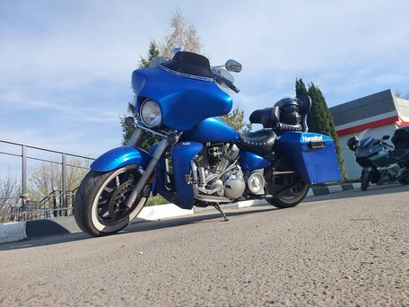 2000 Yamaha XV 1600 Road Star, синий, 450000 рублей, вид 5