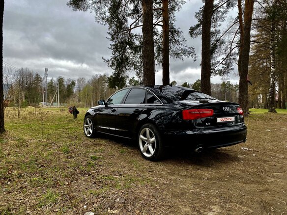 2012 Audi A6 IV (C7), чёрный