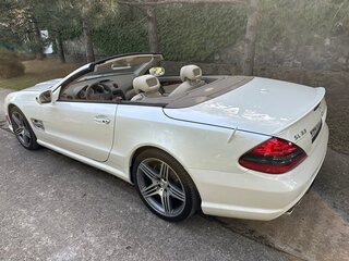 2008 Mercedes-Benz SL-Класс AMG 63 AMG II (R230) Рестайлинг 2, белый, 7500000 рублей, вид 5