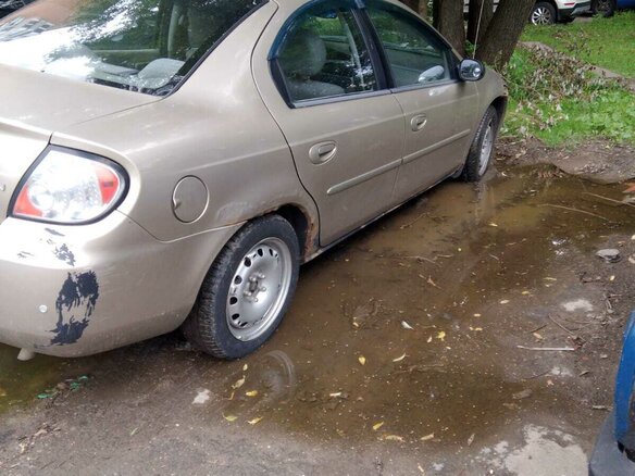 2003 Dodge Neon II, золотистый, 160000 рублей - вид 9