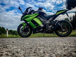 2013 Kawasaki Z 1000SX, зелёный, 740000 рублей, вид 4