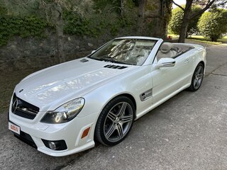 2008 Mercedes-Benz SL-Класс AMG 63 AMG II (R230) Рестайлинг 2, белый, 7500000 рублей, вид 2