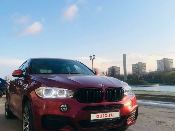 2017 BMW X6 40d II (F16), красный