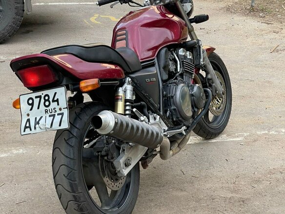 1994 Honda CB 400 Super Four, пурпурный, 300000 рублей - вид 1