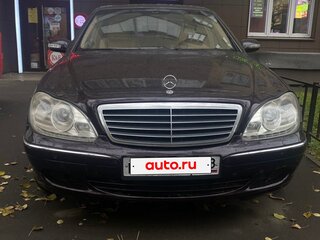 2002 Mercedes-Benz S-Класс 500 IV (W220) Рестайлинг, фиолетовый, 450000 рублей, вид 1