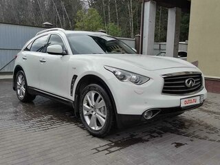 2011 Infiniti FX37 II (S51) Рестайлинг, белый, 1800000 рублей, вид 1