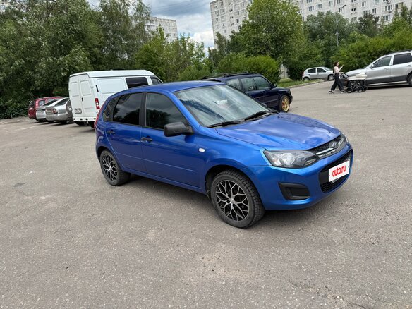 2017 Lada (ВАЗ) Kalina II, синий, 530000 рублей - вид 2