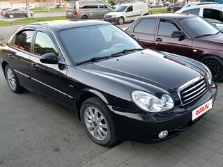 2006 Hyundai Sonata ТагАЗ IV (EF) Рестайлинг, чёрный, 650000 рублей, вид 2